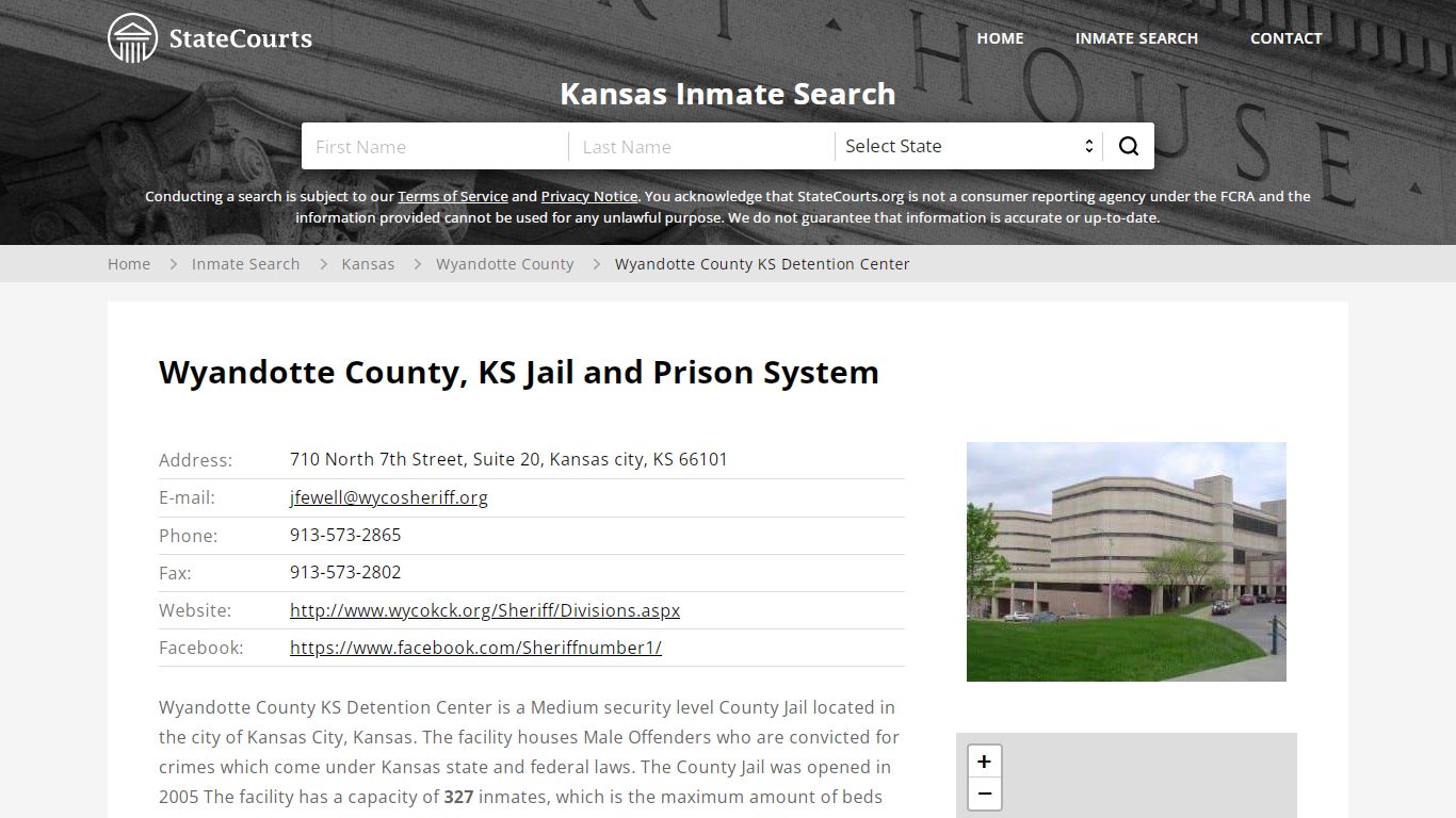 Wyandotte County KS Detention Center Inmate Records Search ...