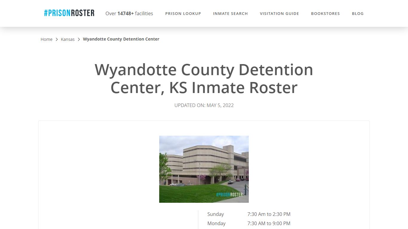 Wyandotte County Detention Center, KS Inmate Roster